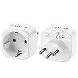LENCENT Reiseadapter Schweiz Typ-J,