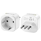 LENCENT 2X Reiseadapter Typ-L